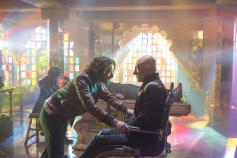 Future, Professor X, and Past, Charles Xavier, meet 